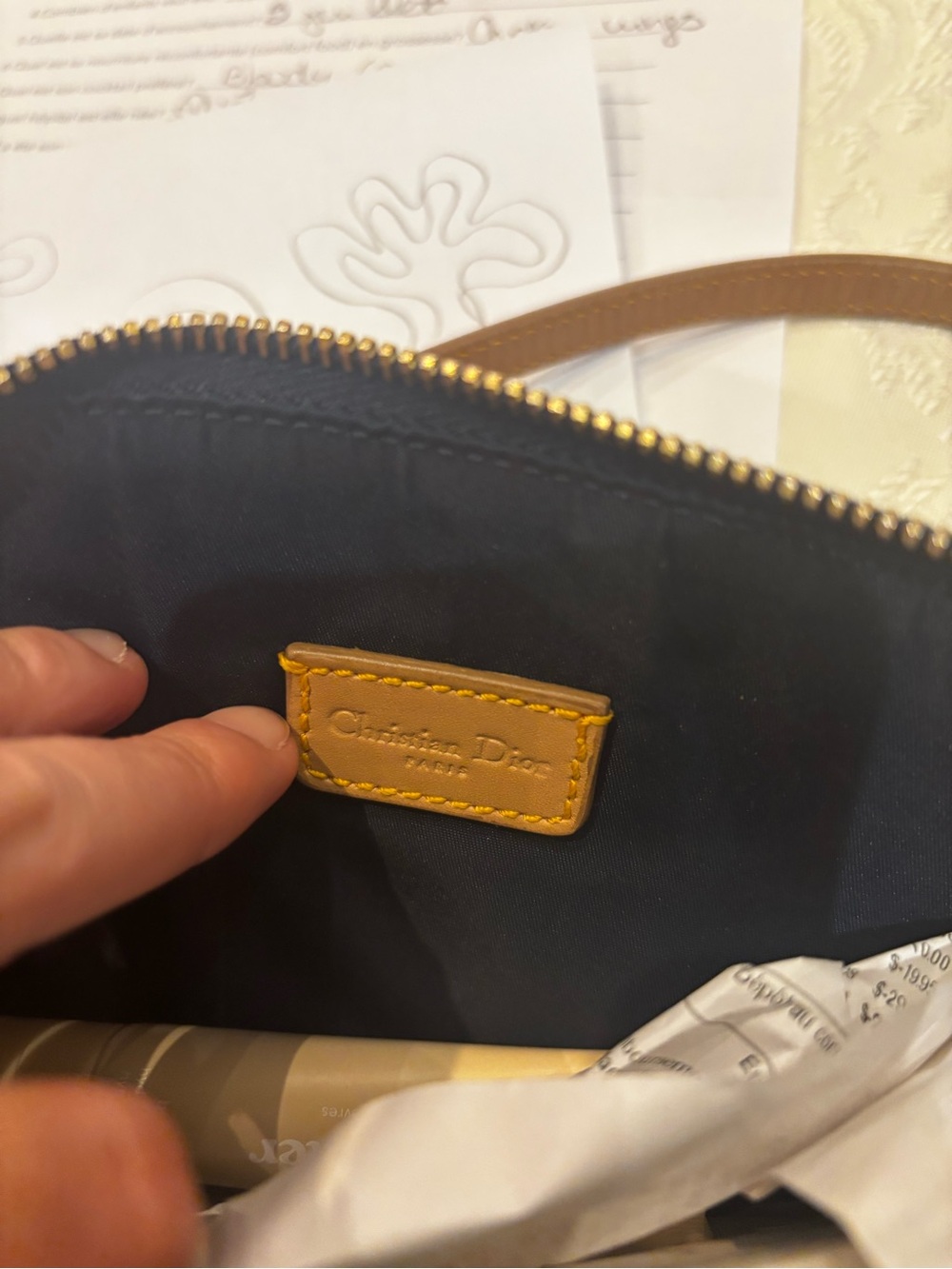 Denim Dior Saddle Bag - Picture 2 of 3